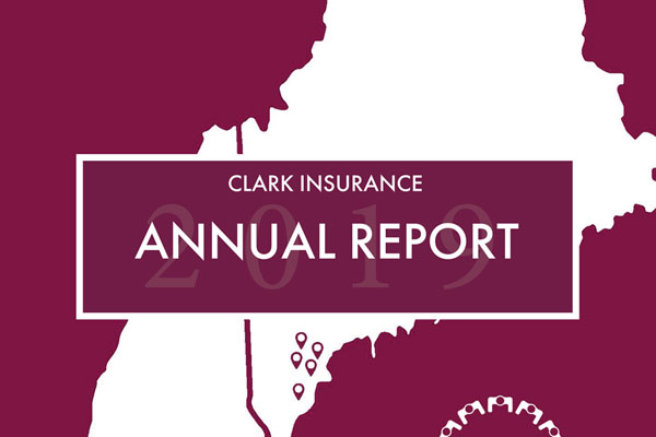 Digital Cover photo of Clark Insurance Annual Report of 2019