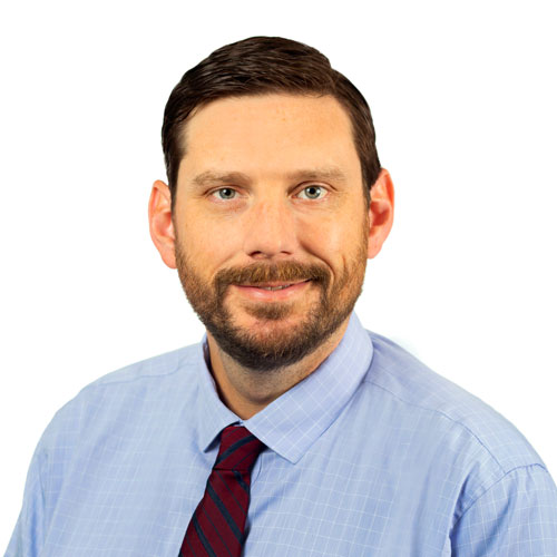 Headshot of Clark employee Evan Gleason